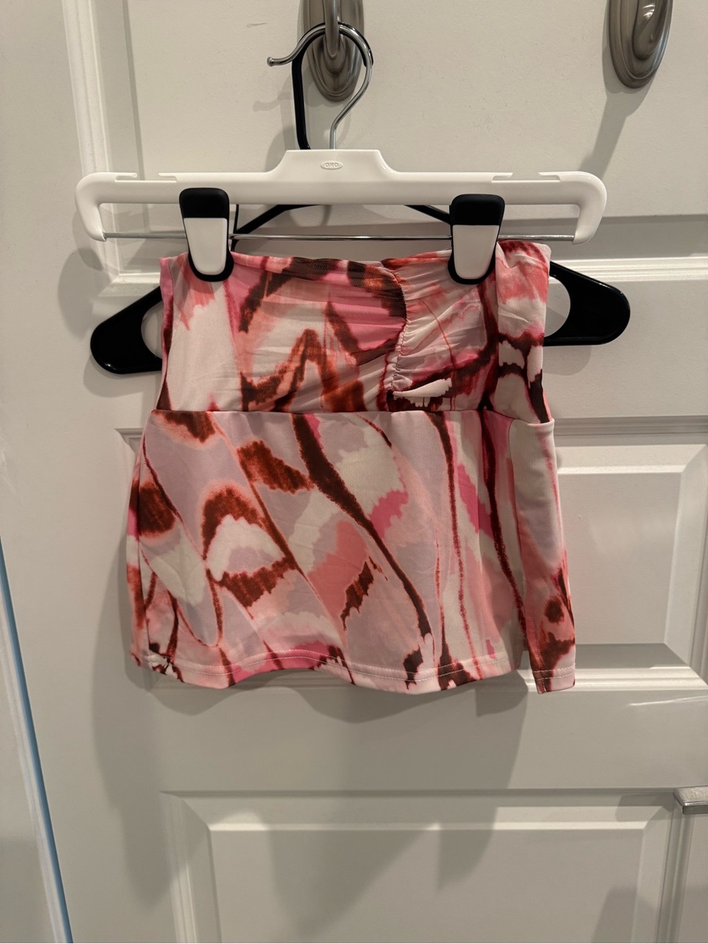 Tiger Mist Havana Pink & Brown Abstract Mini Skort